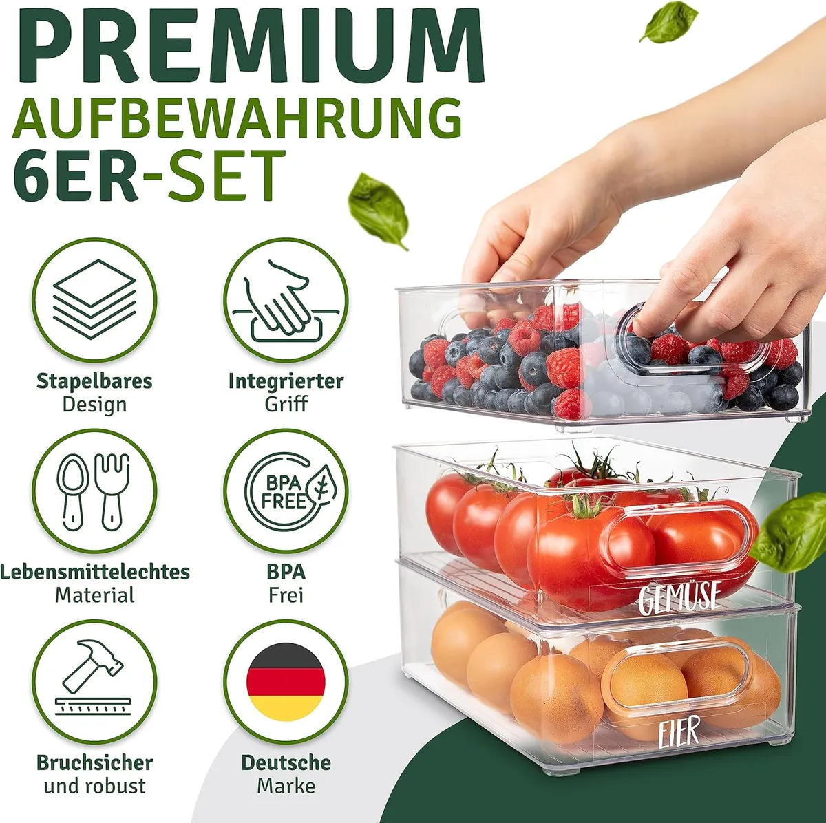 6 küchen organizer inkl 16 aufkleber